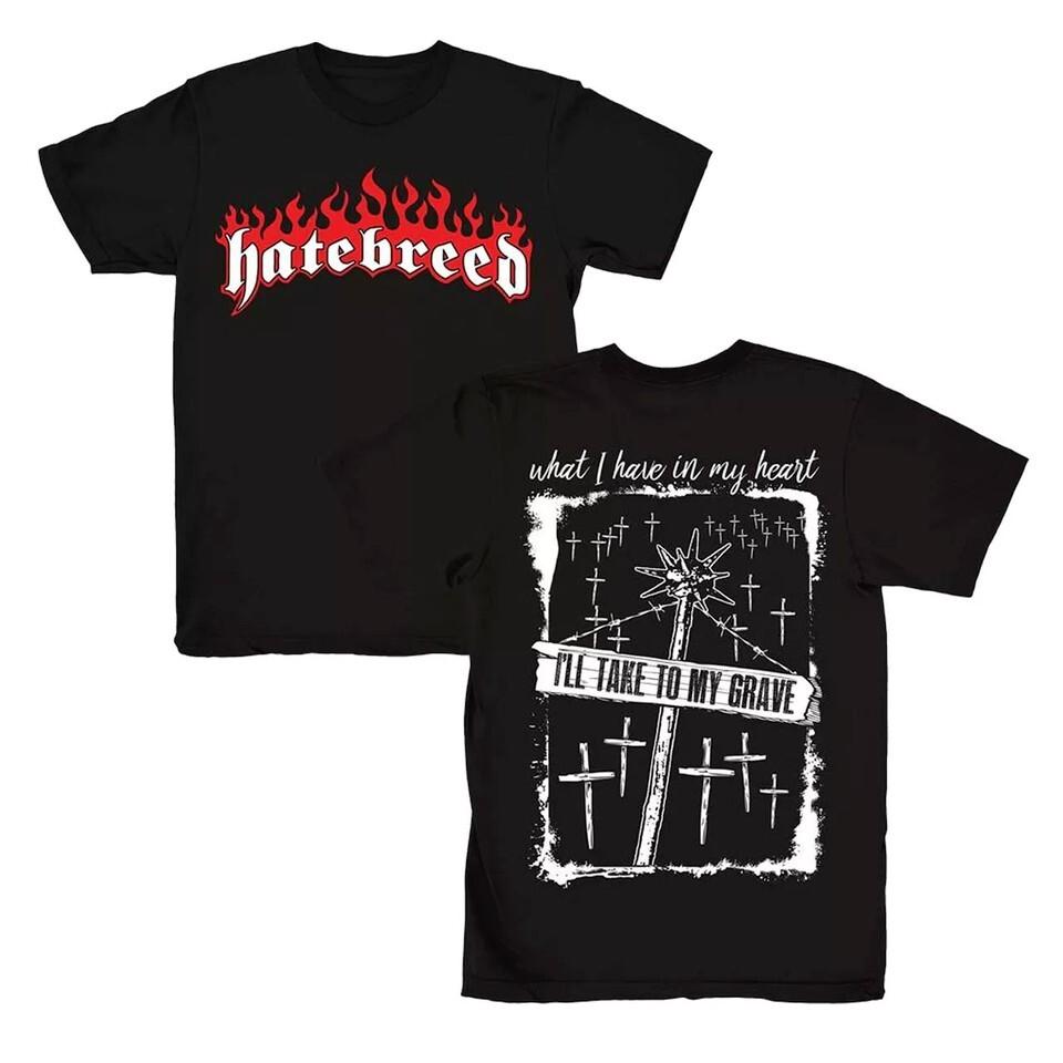 HATEBREED Я возьму это с собой в могилу Унисекс Хлопковая футболка Все размеры S-5XL ZL609