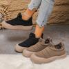 Зимние Ретро Теплые Повседневные Низкие Повседневные Хлопковые Ботинки для Пар Мягкая Подошва Удобные Универсальные Платформенные Плюшевые Ботинки