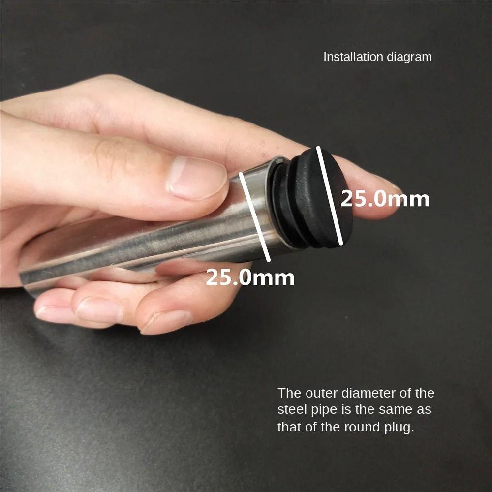 10 шт., стальная труба, мебельная заглушка для ног, протекторы для пола, заглушки, круглая трубка, пылезащитный чехол