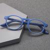 May Flower Fashion Women'S Reading Prescription Eyeglasses Men Round Shape Frame