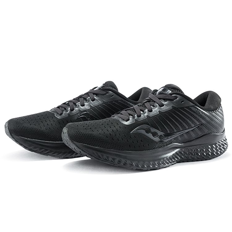 SAUCONY Guide 13 Стабилизация Сетчатая Амортизация Нескользящая Прочная Поддержка Низкий Верх Тренировочные Кроссовки для Бега Женские кроссовки Черный S10548-60