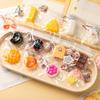 Squishy Food Toy Cute Mochi Squishy Bread Donut Cheese Squeeze Stress Relief Toy Sensory Fidget Toys Keychain Bag Pendant Gift