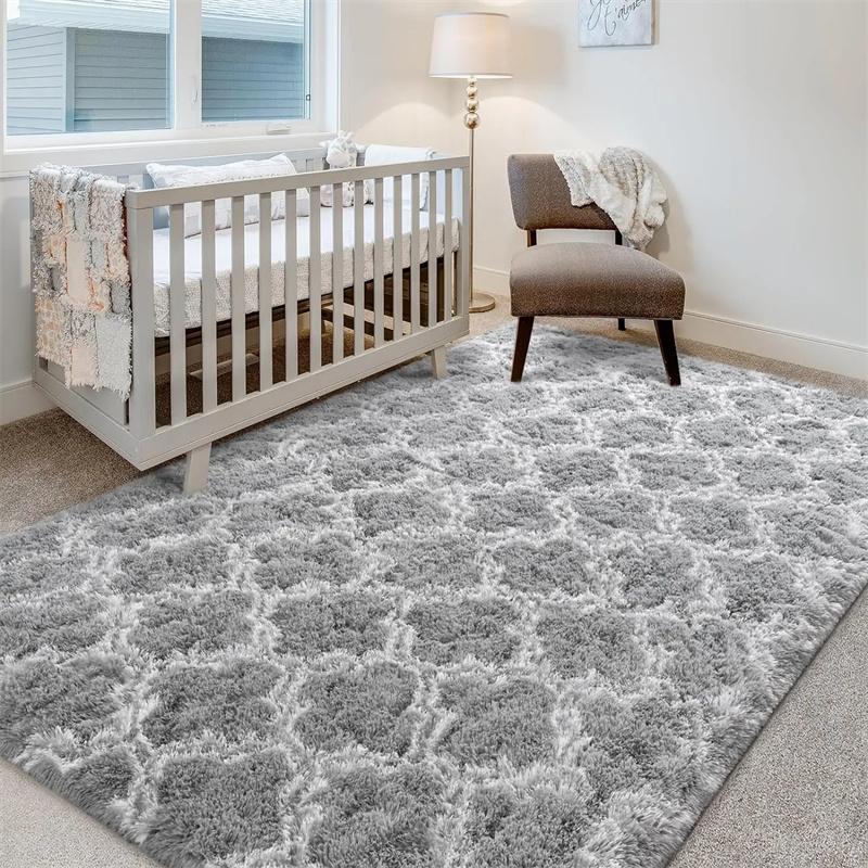 Домашние плюшевые ковры Мягкие ковры Пушистые ультрамягкие современные коврики для гостиной Игровые коврики для детей Спальня Домашний декор Детский коврик