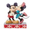 Disney Traditions Mickey Minnie Kiss Mark 6016327 &