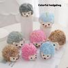 10cm New Colorful Hedgehog Plush Keychain Toys Cute Hedgehog Bag Pendant Doll Grab Machine Doll Toys Backpack Hanging for Gifts