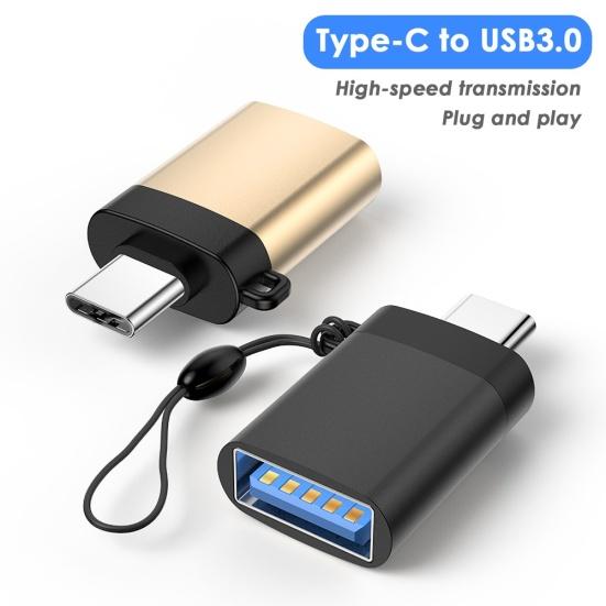 Конвертер USB 3.0 (мама) на USB Type-C (папа) OTG Адаптер для зарядки и синхронизации данных для ноутбука