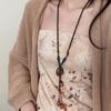 New Bohemian Ethnic Butterfly Necklace: Women's Retro Long Ceramic Sweater Chain Accessory