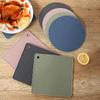 2/4PCS Honeycomb Nonslip Pot Table Mat Placemat Kitchen Accessories Multifunction Heat Resistant Silicone Mat Drink Cup Coasters