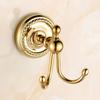 Tuqiu Gold Bathroom Robe Hook Wall Towel Hanger Hooks Brass Kitchen Towel Hook Antique Key Hat Bag Hanger Holder Clothes Hook