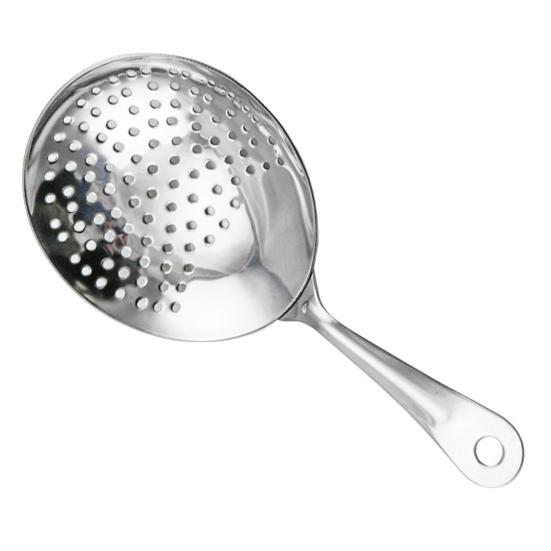 Julep Strainer Professional Удобная сетка 304 Нержавеющая сталь Эргономичная ручка Коктейльный фильтр Ложка Кухонные принадлежности