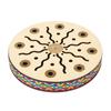 Sea Drum Ocean Wave Sound 8in Portable Maple Ethnic Musical Percussion Instrument