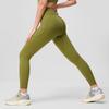 SAUCONY Однотонные леггинсы для фитнеса прямого кроя Женские леггинсы Светло-желтый Армейский зеленый SC1230002DY-GE69