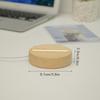 Diy Solid Wood Luminous Lamp Holder 3D Acrylic Led Solid Wood Night Light Base Room Decoration Living Room Decoration