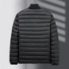 Men's Ultra-Thin Lightweight Down Cotton Work Jacket - Cold-Proof, Plus Size, Short Coat.