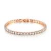 Women Bracelet Shiny Geometric Luxury Copper Stainless Wrist Bracelet Jewelry