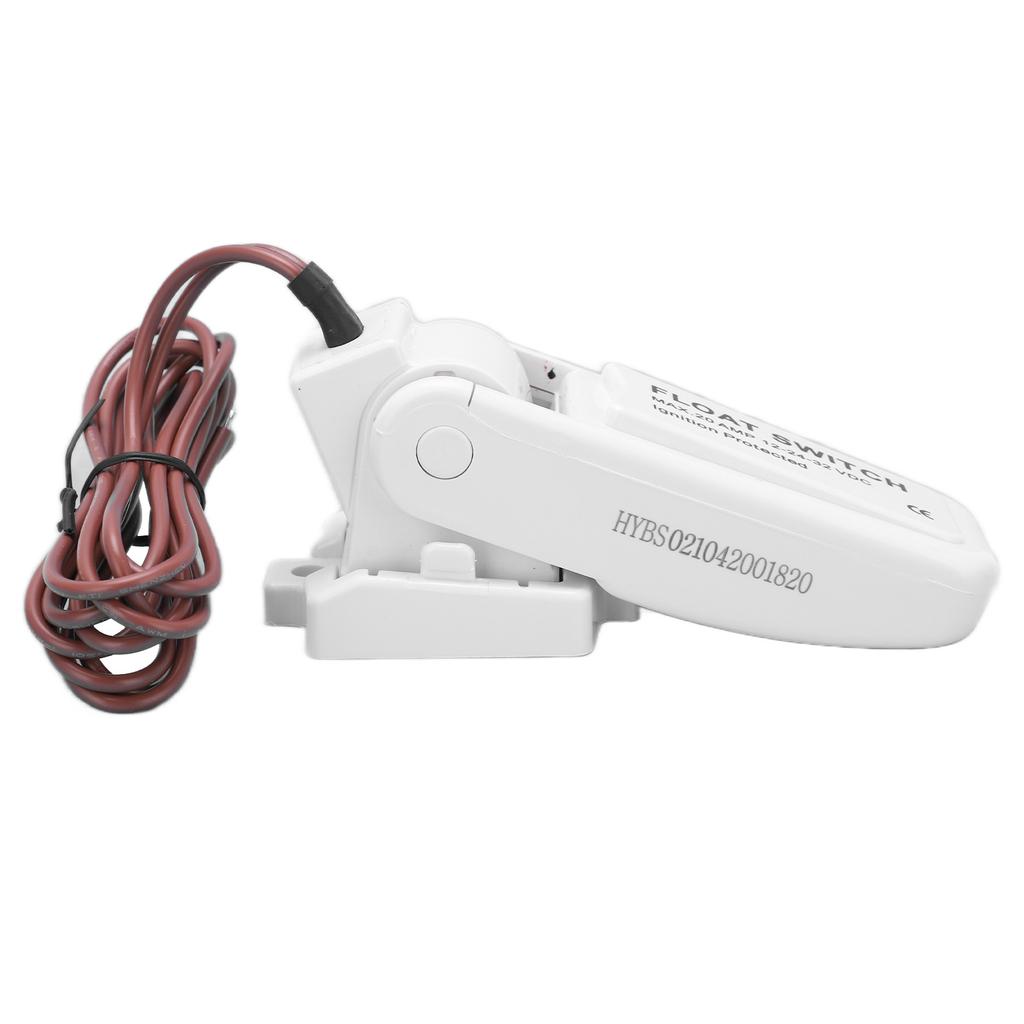 Float Switch 12‑24‑32V 18AWG Ultrasonic Welding Not Leaking Automatic Bilge Level Control for Yacht Boat