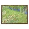 Vincent Van Gogh Garden A3 Size Stylish Painting Interior Scandinavian Illustration Matte Paper Matte Art Panel Frame Design Wall Hanging Landscape