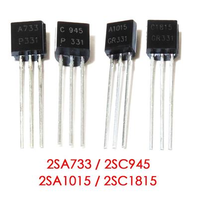 100 шт. 2SA733 A733 2SC945 C945 2SA1015 2SC1815 A1015 C1815 PNP NPN транзистор TO-92