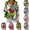 Women's Loose Comfortable Casual And Fashionable Round Neck Pattern Long Sleeved Sweatshirt