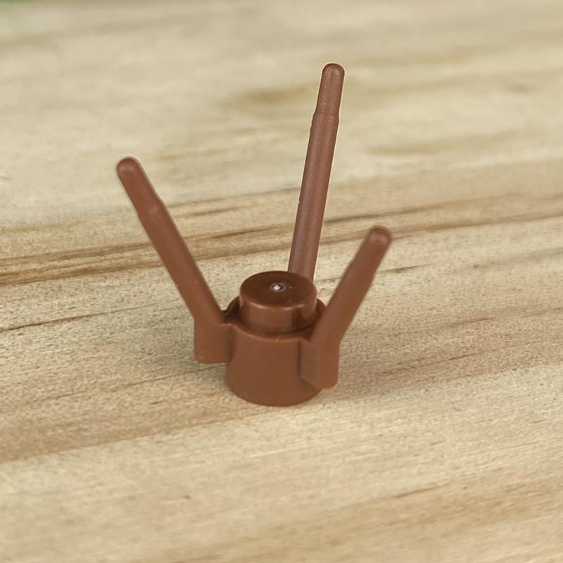 Совместимо с строительным блоком, мелкие частицы, строительные блоки, аксессуары 3741 детали, вишневый цвет, домик на дереве, маленький стебель цветка, реквизит для сцены