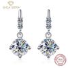 S925 Silver Zircon Diamond Fringe Moving Earrings To Give Girlfriend Valentine's Day Gift
