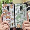 Soft Case Ring Phone Case For Meizu 15/15 Lite Wristband Anti-dust Back Cover Waterproof Cute Lanyard Cartoon Silicone