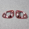 RUIQ Toyota Corolla Cross Exterior Front Fog Lamp Garnish Bezel Designed Exclusively for the Toyota Corolla Cross Chrome-Plated Covers,