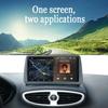 Видеоплеер Автомобильный Радиоприемник Android 14 Для Renault Clio 3 2005-2014 Беспроводной CarPlay Auto 4G Мультимедиа Навигация GPS 2din