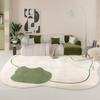 Shaped Irregular Plush Carpet Large Area Bedroom Decor Bedside Rug Nordic Style Carpets for Living Room Thick Washable Floor Mat