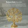 Статуэтка Дерево Калпаврикша, 100% Pure Brass Kalpavriksha Tree with Birds (5.9 inch), Behoma