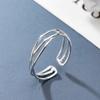 Женское открытое кольцо регулируемое модное трендовое свадебное помолвочное для невесты фестивальное для свиданий магазин простая бижутерия для женщин