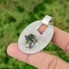 Daughters Day Sale Chrysoprase Rough Gemstone Pendant Jewelry Sterling Silver
