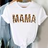 Women Sweet Family Clothing Casual Print Tee Mom Mother Mama Top Summer Fashion Tshirt Short Sleeve Lady Female Graphic T-shirt