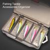 Lure Bait Organizer Portable Large Capacity Reusable Multifunctional Container Protection Translucent Fishing Tackle Bait Hooks Storage Box Fishing