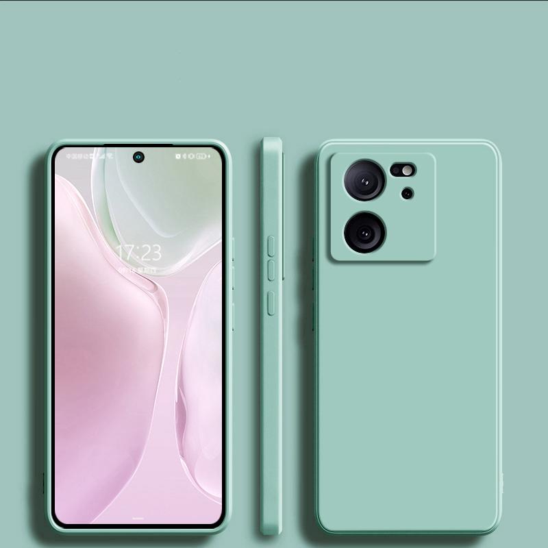Для Mi 13T Mi13T Pro Чехол Роскошный жидкий силиконовый мягкий чехол для Xiaomi Mi 13T Mi 13 T Pro Mi13T Pro 5G Защитные чехлы для телефонов Fundas