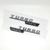 2 шт. Автомобильные буквы Накладка на крыло Значок Турбо 4matic Plus Эмблема Наклейка Для Mercedes AMG A45 CLA45 C117 GLA45 GLE53 X247 Аксессуары