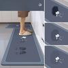 Коврик для пола кухни Diatom Mud Dirty Anti-slip Mat Simple Air-Soaching Water Absorbing Mat Home Easy to Cleaning Long Foot Mat