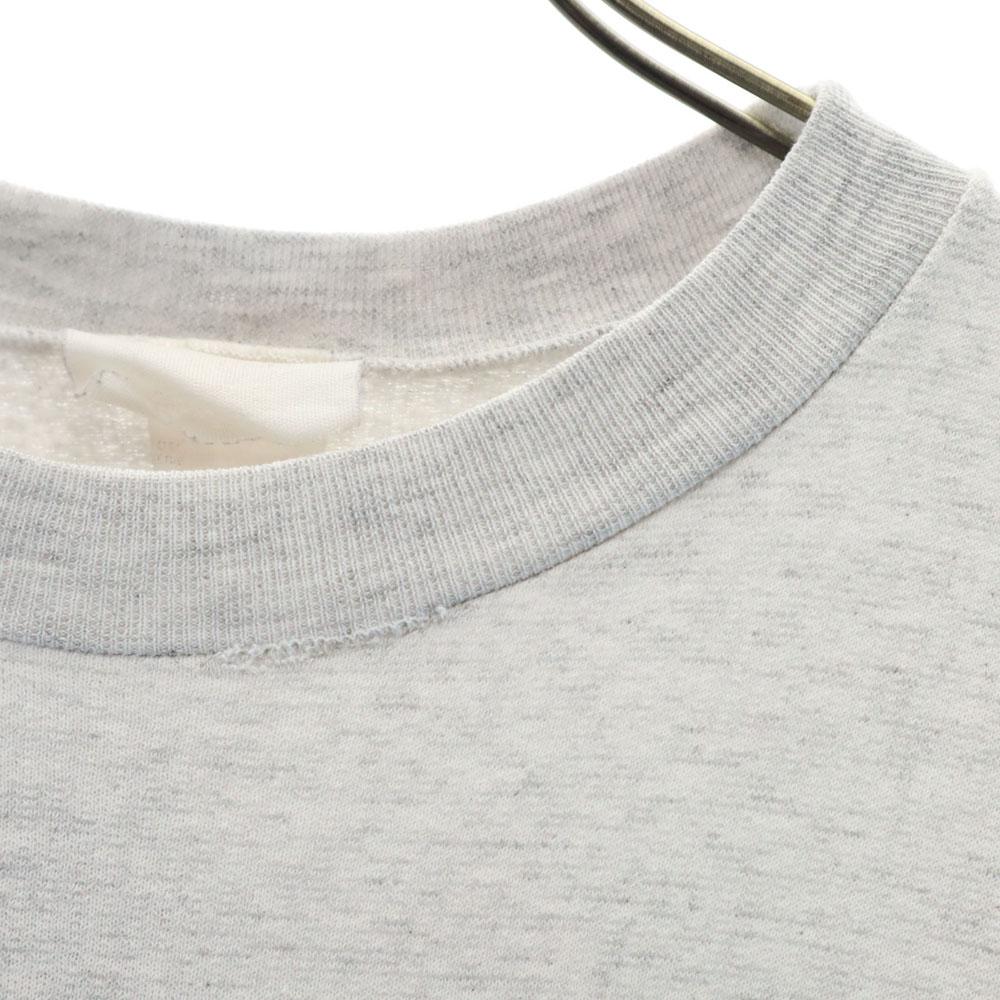 СТАРЫЙ 90-е Disney микки маус Лонгслив свитшот M Светло-серый Disney Мужской Б/У