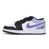 Air Jordan 1 Low Винтажные Баскетбольные Кроссовки Мужские Бело-Фиолетовые 553558-131(Команда85-)