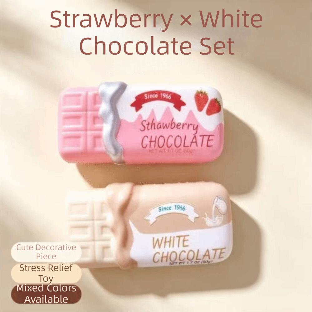 Relax Gift Strawberry Chocolate Squeeze Toy Sensory Slow Rebound Squeeze Toy Children