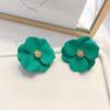 Сладкие Простые Женские Милые Девушки Лепесток Цветка Модные Аксессуары Серьги Ювелирные Изделия Серьги-гвоздики