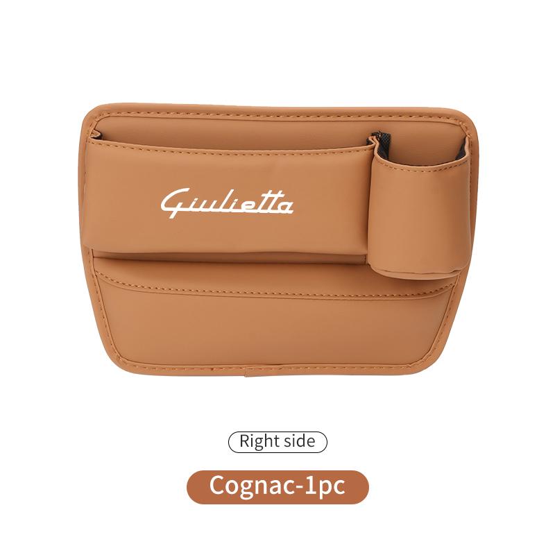 Car Seat Gap Storage Box Car Central Console Side Organizer Boxs For Alfa Romeo 159 Giulietta 156 147 Giulia Mito GT Stelvio