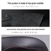 Steering Wheel Cover: Genuine Leather for Mitsubishi Models 18-20, Compatible with ASX, Outlander, Eclipse Cross - All-Season Grip Cover