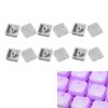 1/10/pcs Transparent Keycaps Double-layer Keycaps Removable Paper Clips Custom MX Switch Relegendable Keycap Shell Protection