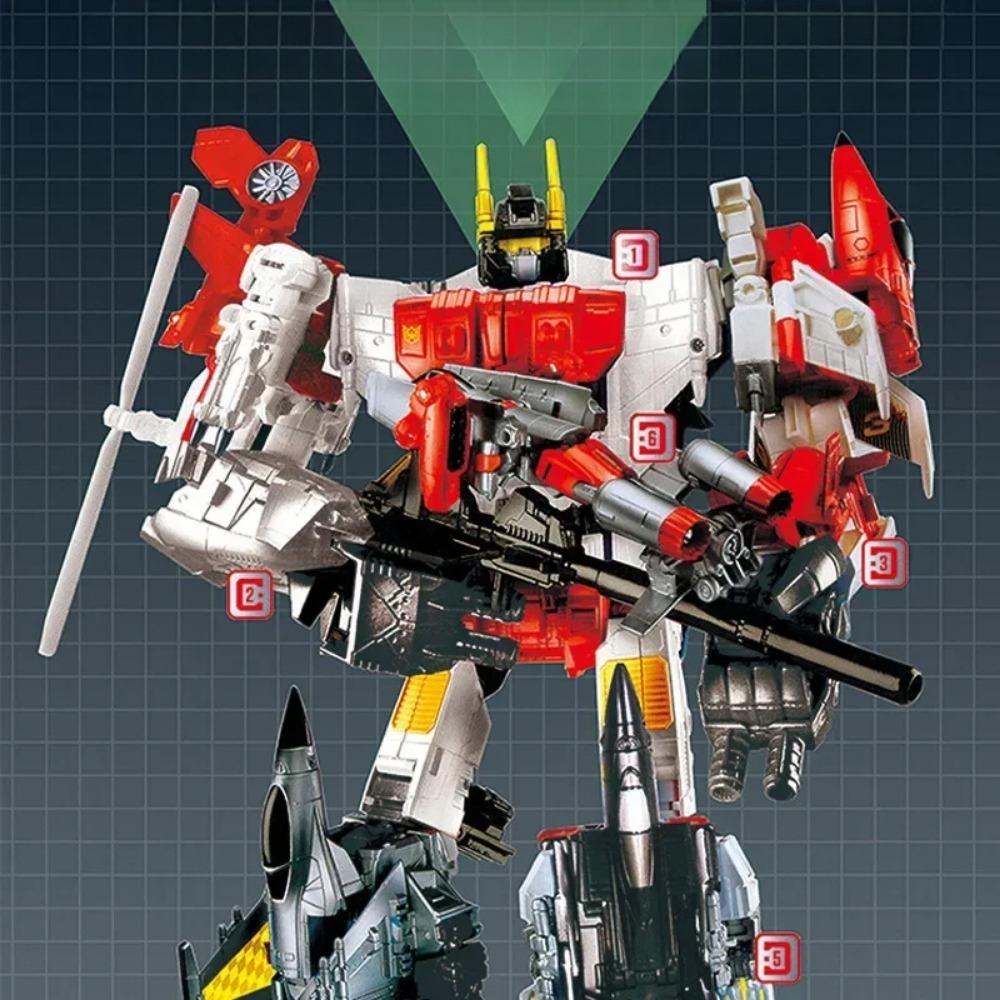HZX Cool G1 Superion Робот Самолет IDW 5в1 Девастатор Брутикус Фигурка Игрушки Комбайнер Трансформация Деформация Подарок
