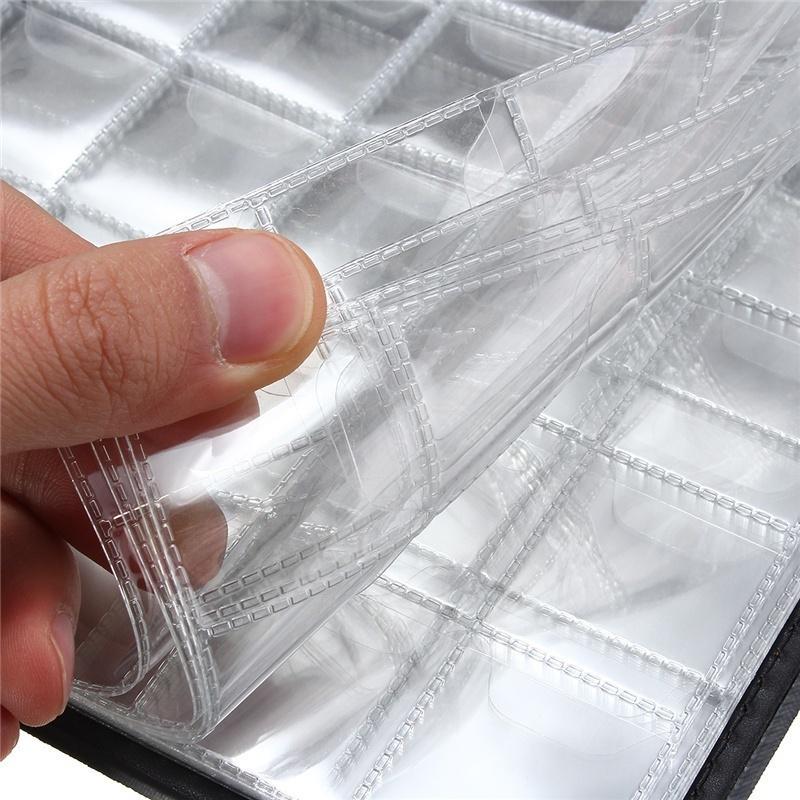 Держатели для коллекции на 250 монет, карманная папка для книг, карманный альбом, деньги, пенни