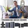 Чехол на кулису тромбона Защитная накладка на трубу Защита для руки тромбона Подушка-защита для руки тромбона Защитный чехол на шею саксофона и тромбона