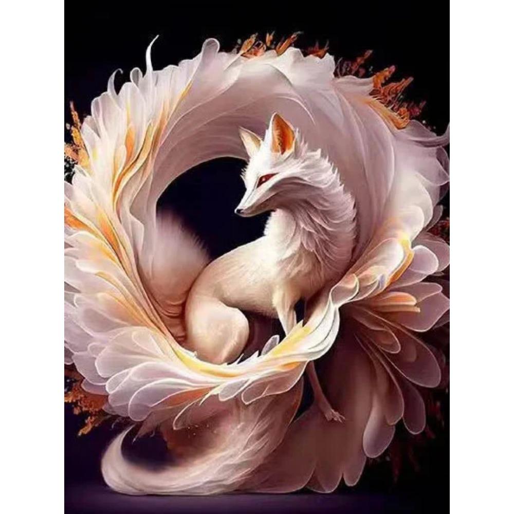 Diamond Painting Full Drill Owl Round Diamond Painting Handmade Mushroom Beautiful Fox Diy Diamond Mosaic Painting Home Decoration