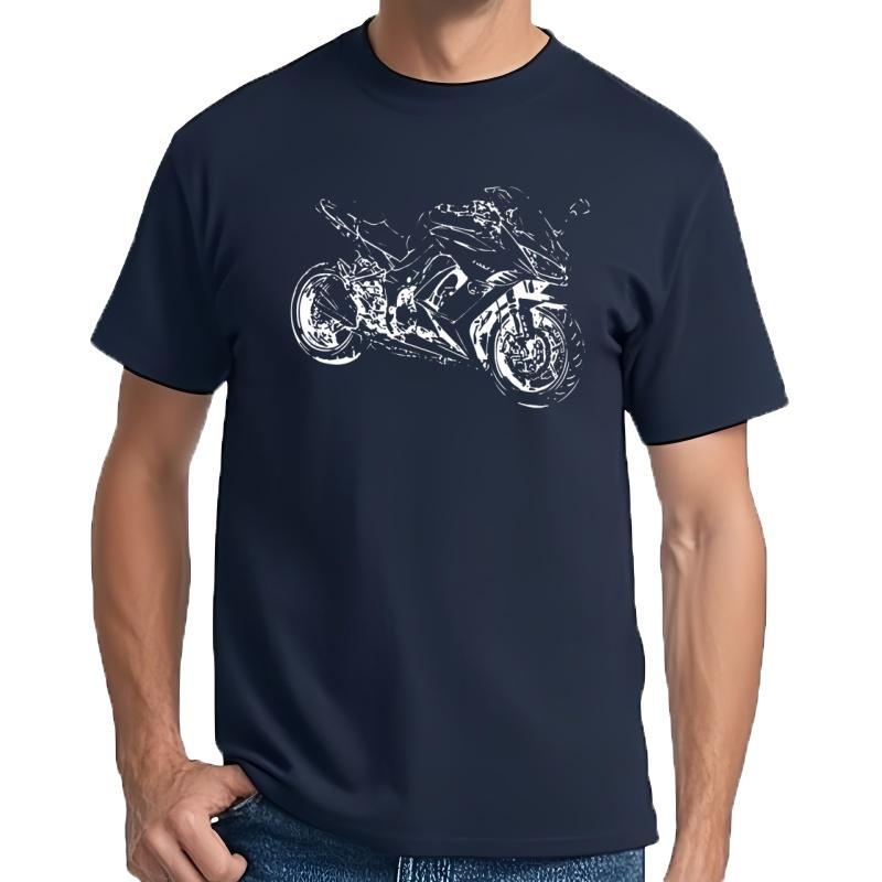 Camiseta De Hiphop Para Hombre Ropa De DiseñO Ajustada Para Motocicleta Calle Z 1000sx Z1000sx Novedad De Verano