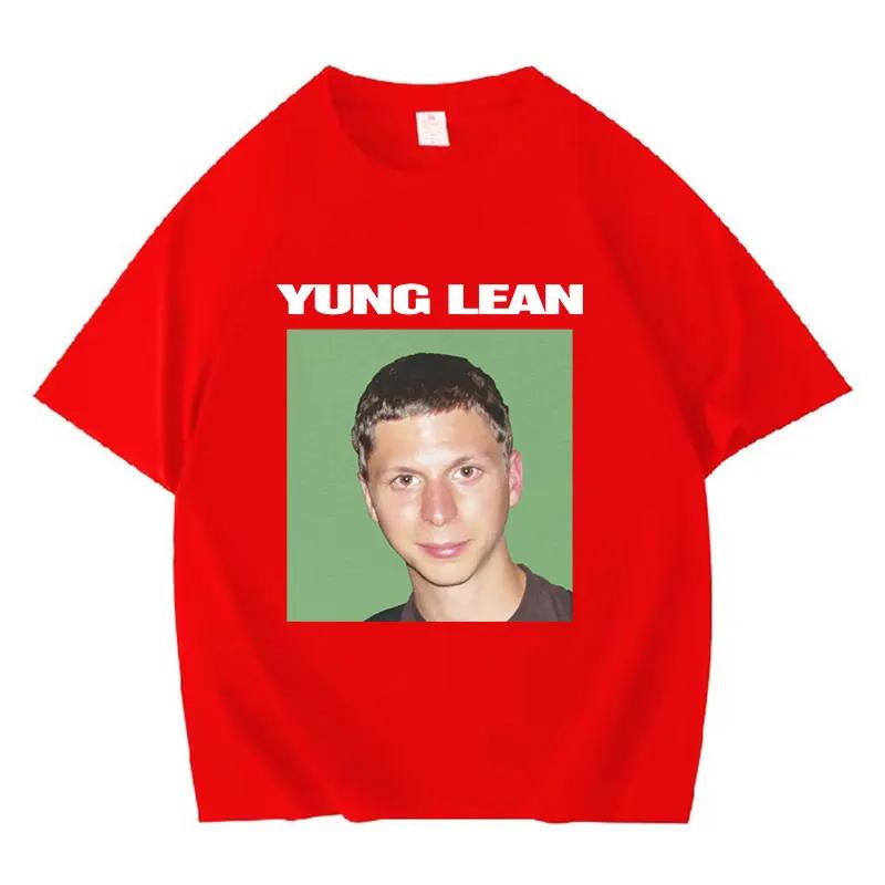 Смешная графическая футболка с мемом Yung Lean для мужчин, модная повседневная футболка с коротким рукавом, унисекс, высокое качество, женская футболка